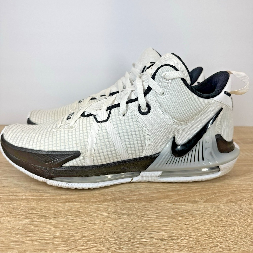 Nike LeBron Witness 7 TB Basketball Shoes Men's 14 White Black DZ3299-100